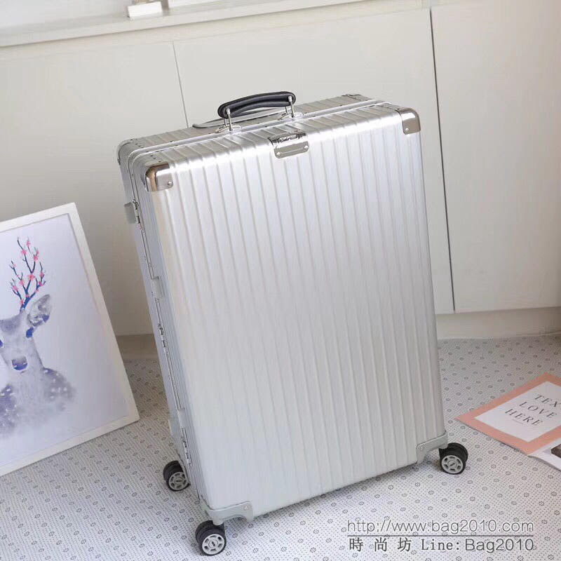 RIMOWA日默瓦 經典款不老款 復古款原單一體Long Rimowa日默瓦 拉箱/拉杆箱 20寸登機箱  xbt1145